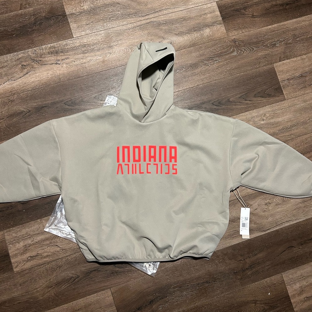 Fear of God x Adidas men’s Indiana Athletics basketball sweatshirt with hood